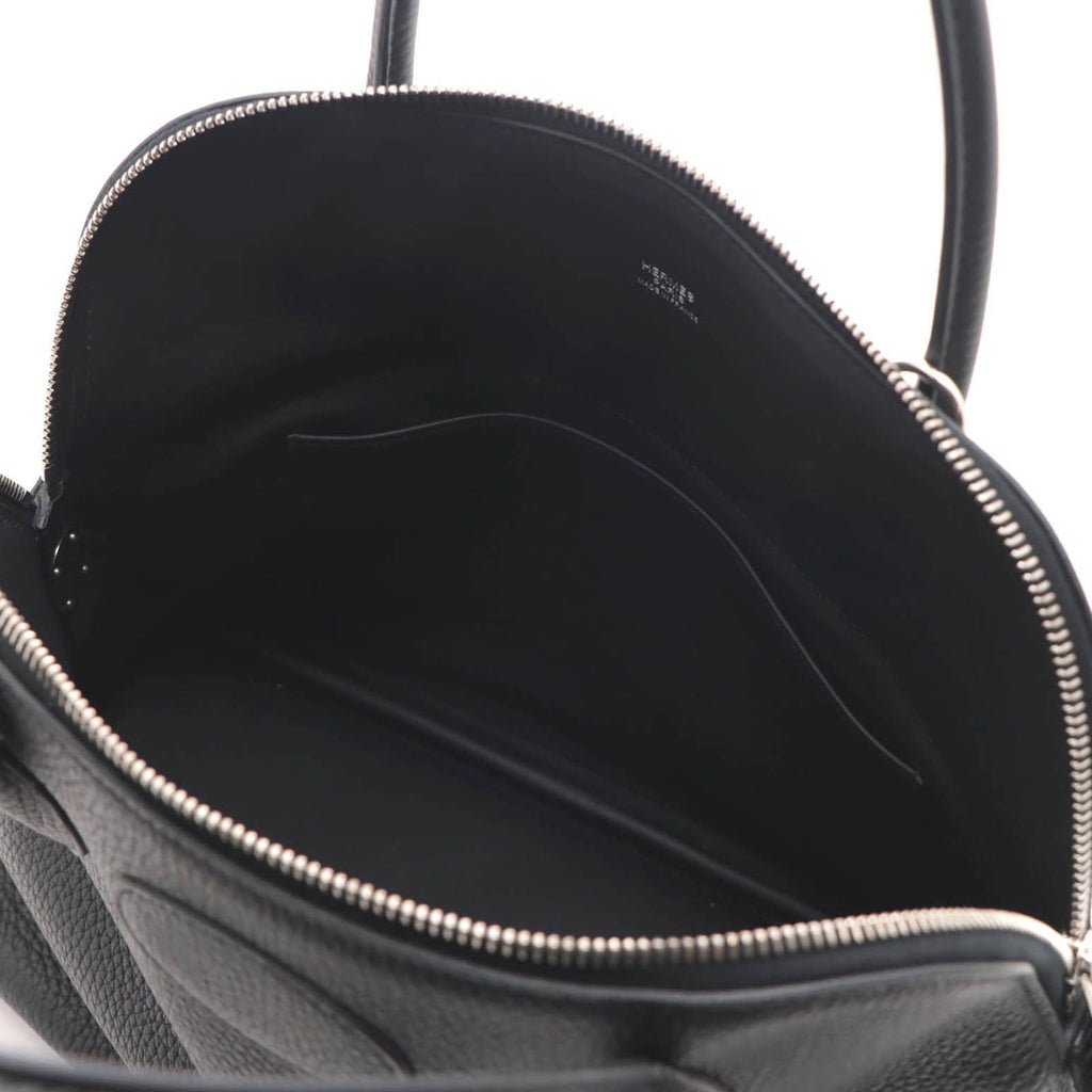 Hermes Bolide 31 Black Silver Handbag Taurillon Clemence — view 7