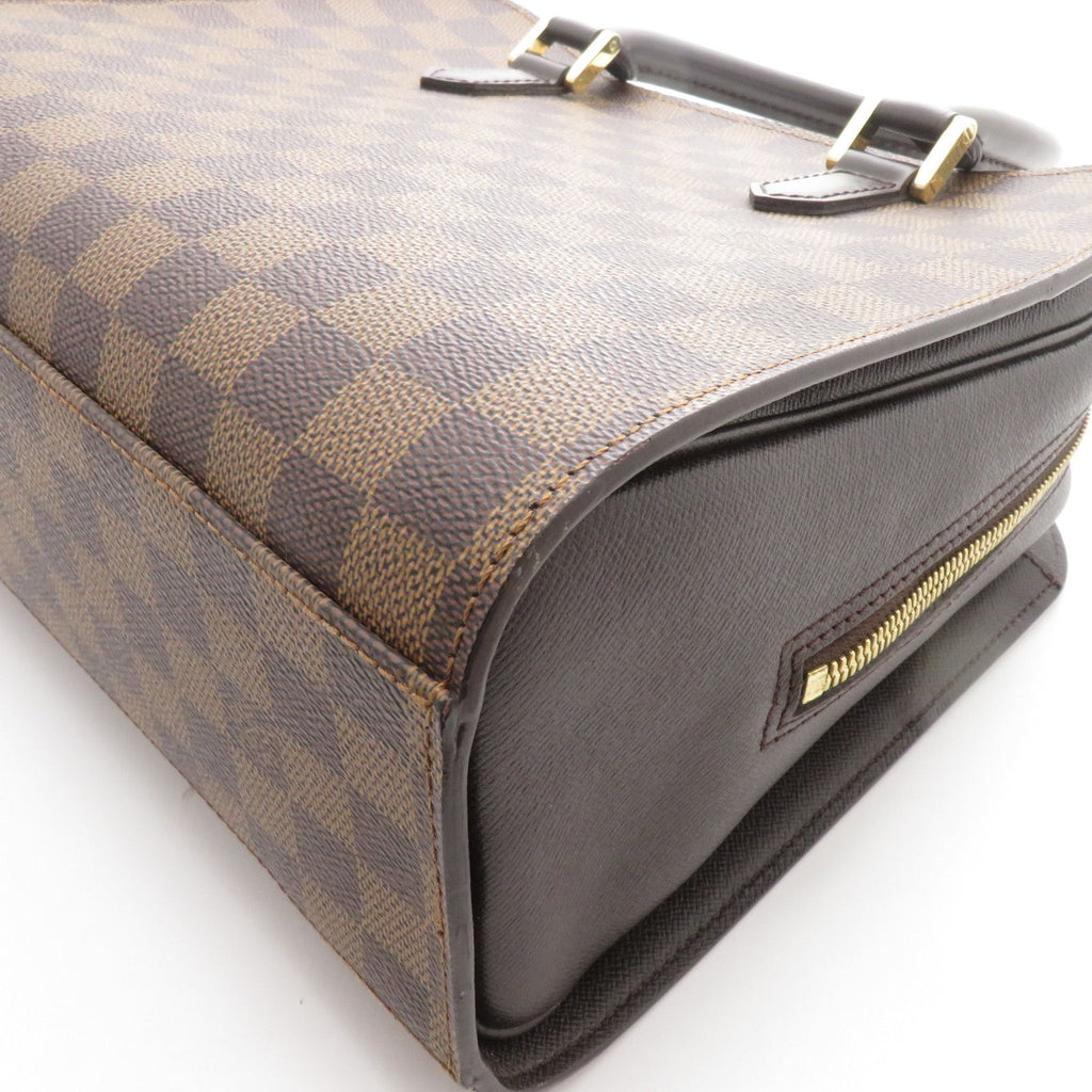 Louis Vuitton Triana Damier Handbag Canvas Brown — view 5