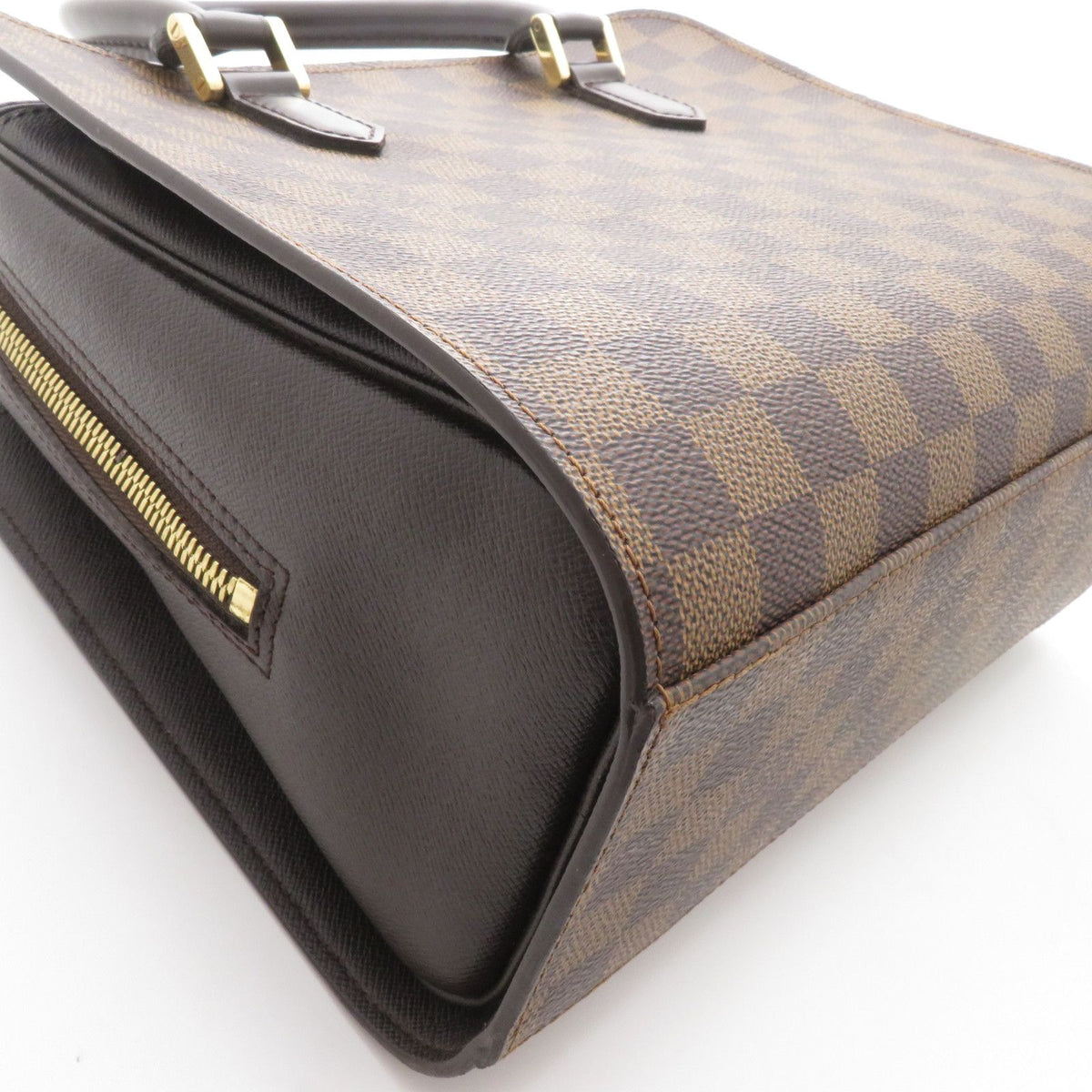 Louis Vuitton Triana Damier Handbag Canvas Brown — view 6