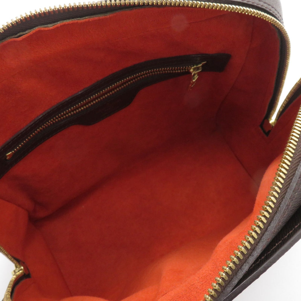 Louis Vuitton Triana Damier Handbag Canvas Brown — view 7