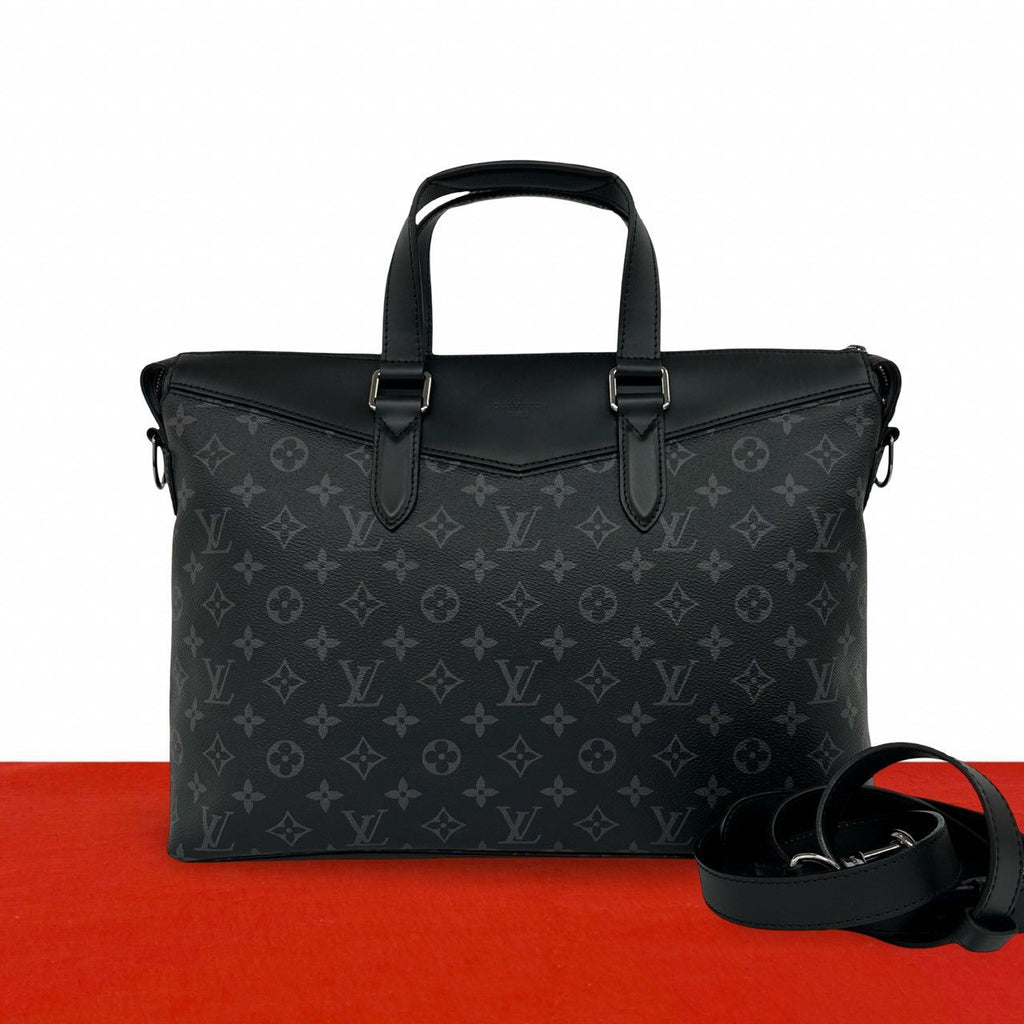Louis Vuitton Explorer Monogram Eclipse Leather 2-Way Business Shoulder Bag