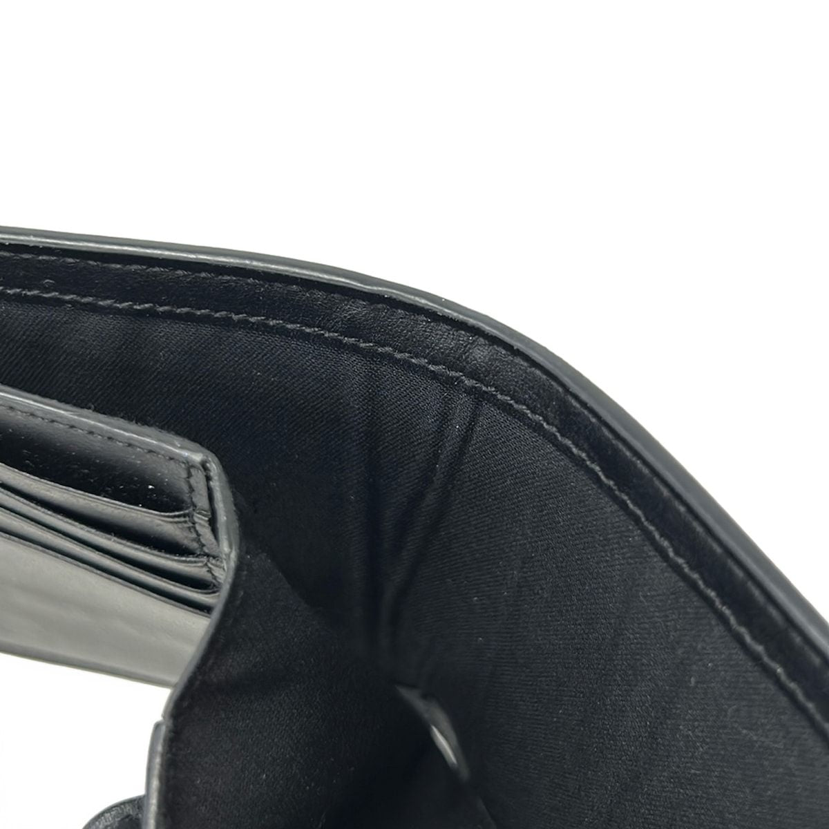 Fendi Bifold Wallet Zucca Pattern Gray Black Dark Yellow Leather — view 7