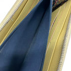 Chanel Wallet Yellow Zip Around CC Logo Flower Lambskin — view 4