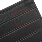 Bottega Veneta Wallet Intrecciato Leather Black Billfold Card Case Flap — view 8