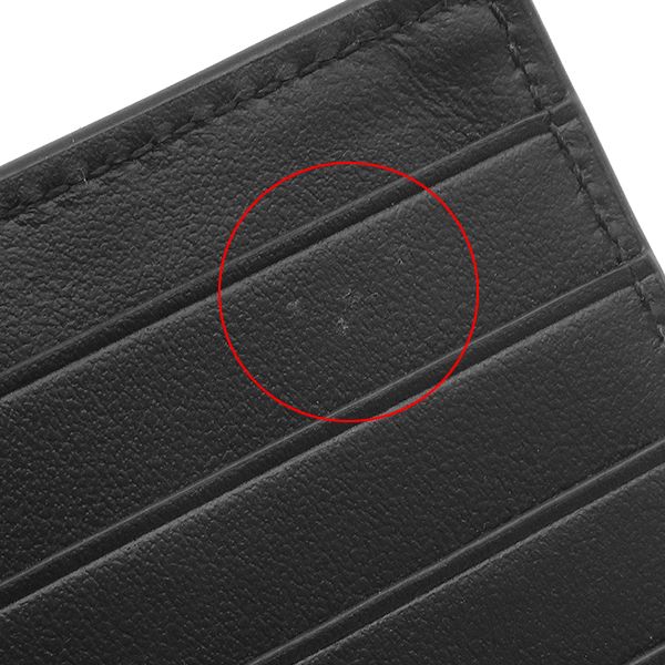 Bottega Veneta Wallet Intrecciato Leather Black Billfold Card Case Flap — view 8
