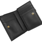 Gucci Bifold Wallet GG Marmont Compact Leather Black Vintage Quilted Coin Purse — view 7