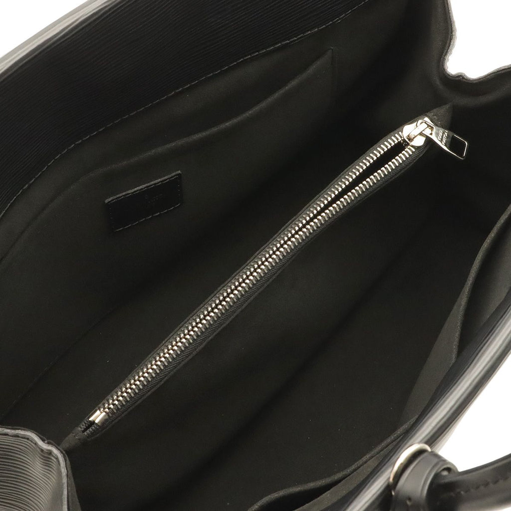 Louis Vuitton Epi Marly MM 2-Way Shoulder Bag Noir Black — view 6