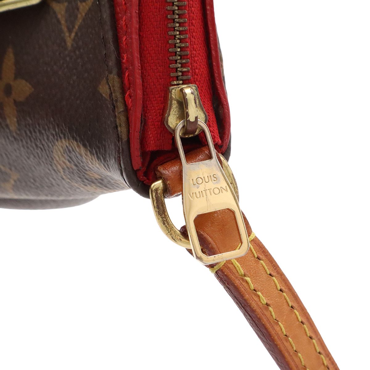Louis Vuitton Monogram Nano Pallas Mini Bag 2-Way Crossbody Cerise Red — view 6