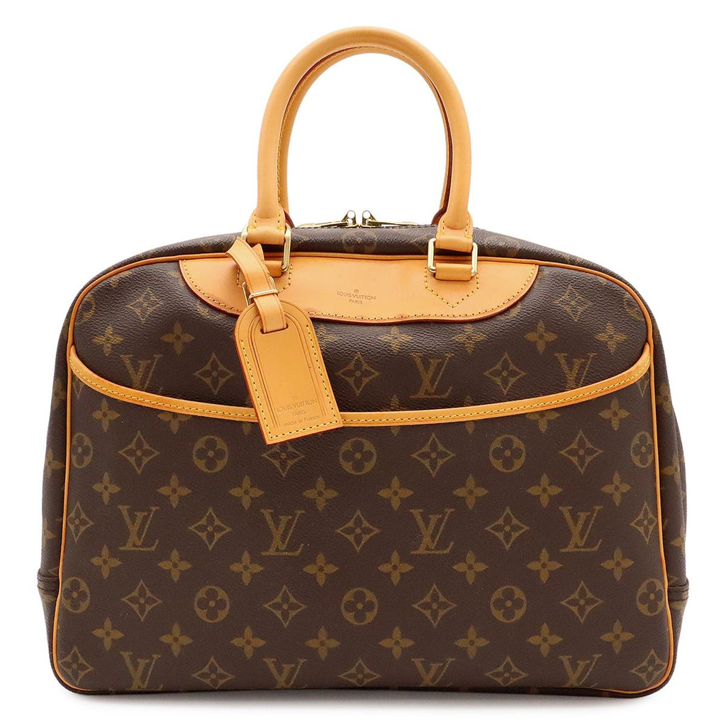 Louis Vuitton Monogram Bowling Vanity Deauville Mini Boston Bag Purse