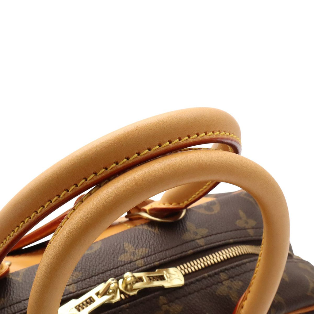 Louis Vuitton Monogram Bowling Vanity Deauville Mini Boston Bag Purse — view 4