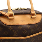 Louis Vuitton Monogram Bowling Vanity Deauville Mini Boston Bag Purse — view 6
