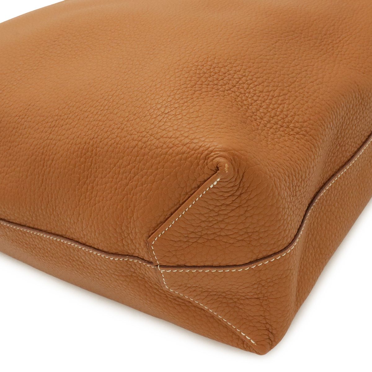Hermes Double Sens 36 Tote Bag Reversible Taurillon Clemence Leather Gold Camel — view 3
