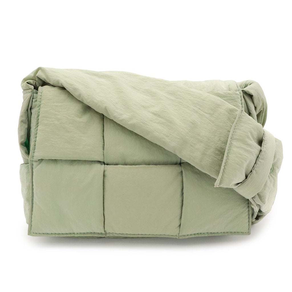 Bottega Veneta Maxi Intrecciato Padded Tech Cassette Small Shoulder Bag Nylon