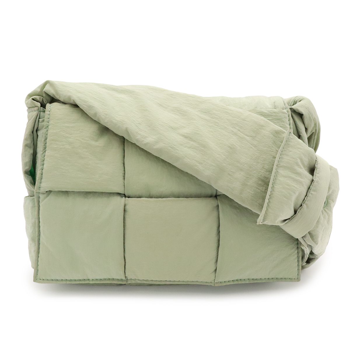 Bottega Veneta Maxi Intrecciato Padded Tech Cassette Small Shoulder Bag Nylon