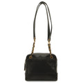 Chanel Triple CC Logo Tote Chain Shoulder Bag Caviar Leather Black Gold