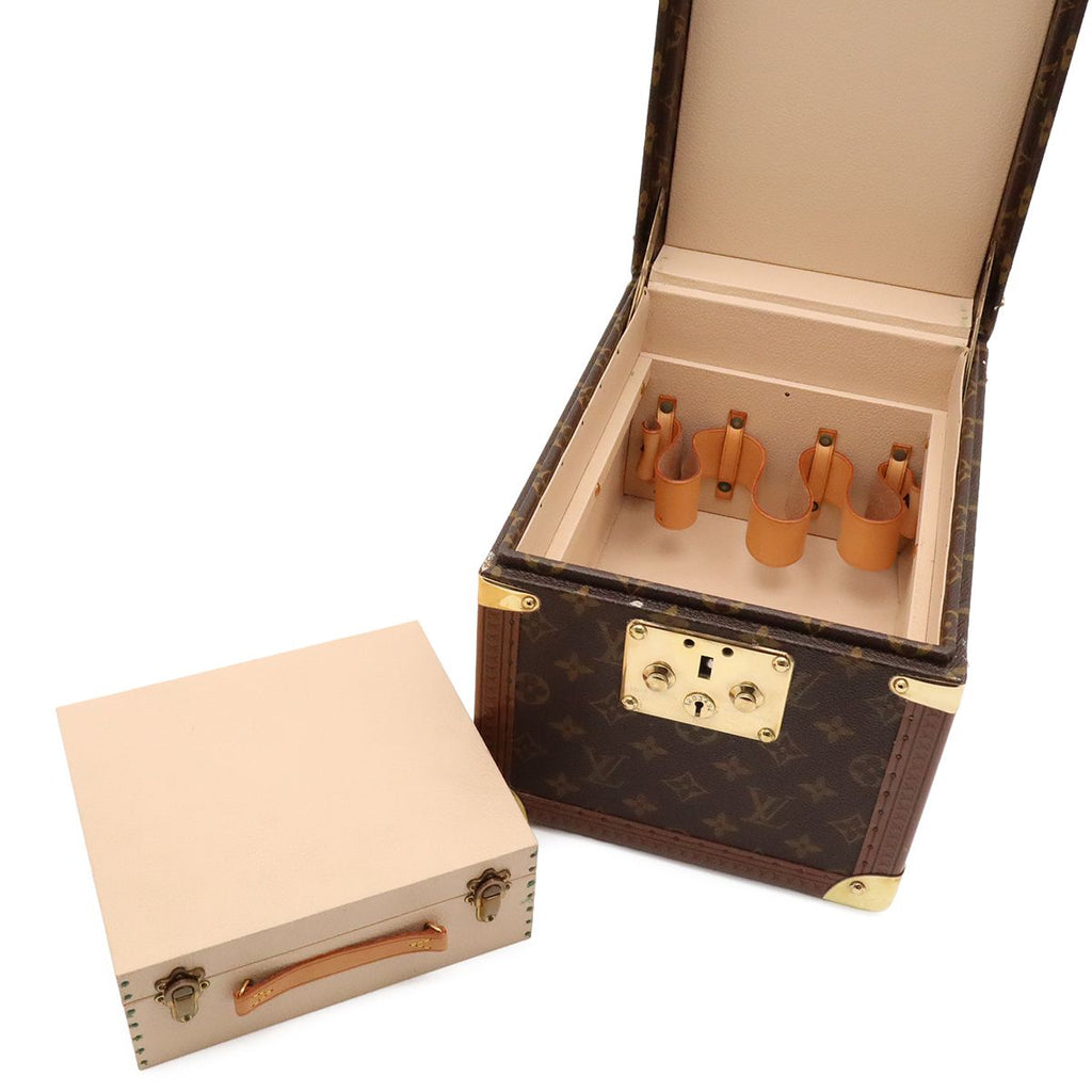 Louis Vuitton Monogram Boite Flacon Makeup Box Cosmetic Case Hard Trunk — view 6