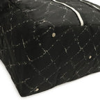 Chanel Travel Line Boston Bag Purse Nylon Black Red — view 3
