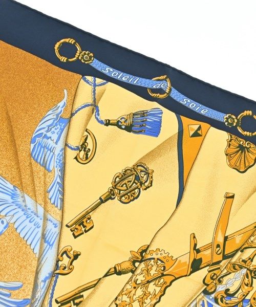 Hermes Bandana Scarf Navy — view 3