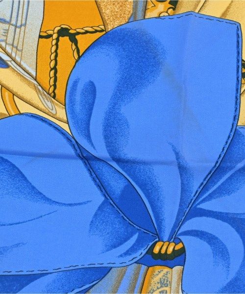Hermes Bandana Scarf Navy — view 7