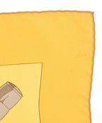 Hermes Bandana Scarf Yellow — view 6