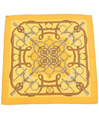 Hermes Bandana Scarf Yellow