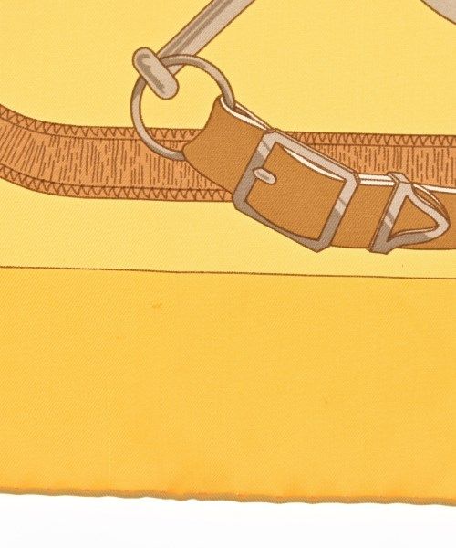 Hermes Bandana Scarf Yellow — view 7