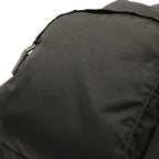 Prada Triangle Logo Backpack Shoulder Bag Nylon Leather Nero Black Silver — view 4