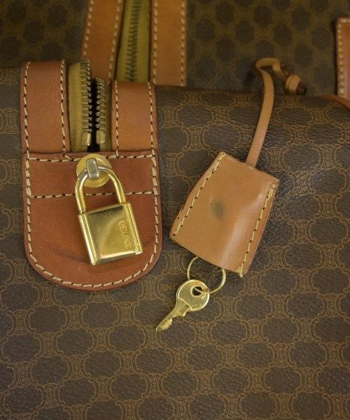 Celine Boston Bag Travel Bag Brown — view 6