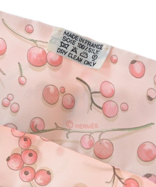 Hermes Bandana Scarf Pink — view 5