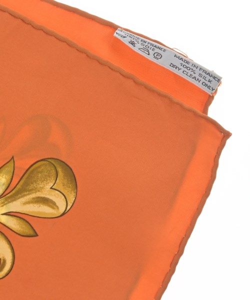 Hermes Bandana Scarf Orange — view 5
