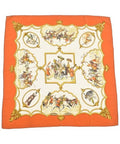 Hermes Bandana Scarf Orange