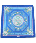 Hermes Bandana Scarf Blue