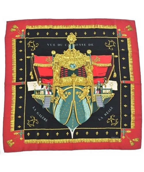 Hermes Bandana Scarf Black