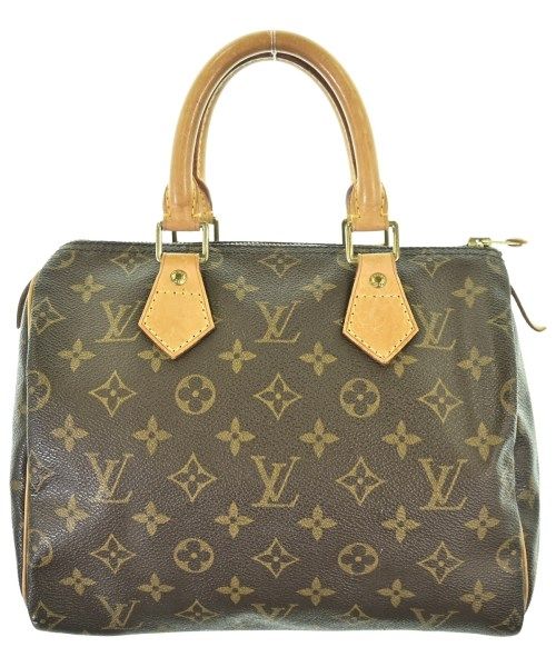 Louis Vuitton Monogram Speedy 25 Handbag Brown