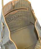 Louis Vuitton Monogram Neverfull MM Tote Bag Brown — view 3