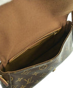 Louis Vuitton Monogram Mini Looping Handbag Brown — view 3