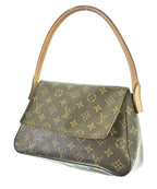 Louis Vuitton Monogram Mini Looping Handbag Brown — view 5