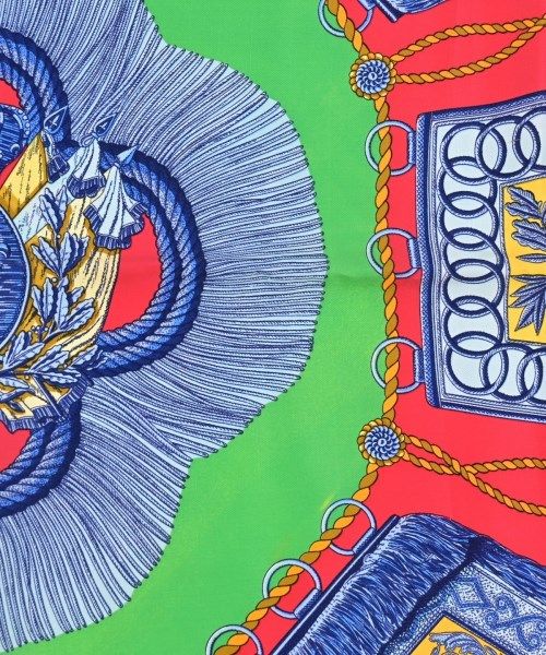 Hermes Bandana Scarf Green — view 6