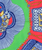 Hermes Bandana Scarf Green — view 6