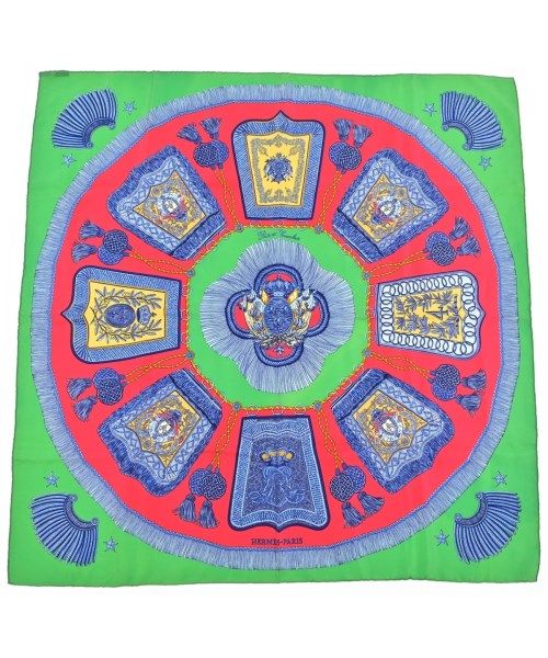 Hermes Bandana Scarf Green