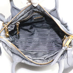 Prada Re-Nylon Padded Tote Shoulder Bag Gray — view 4