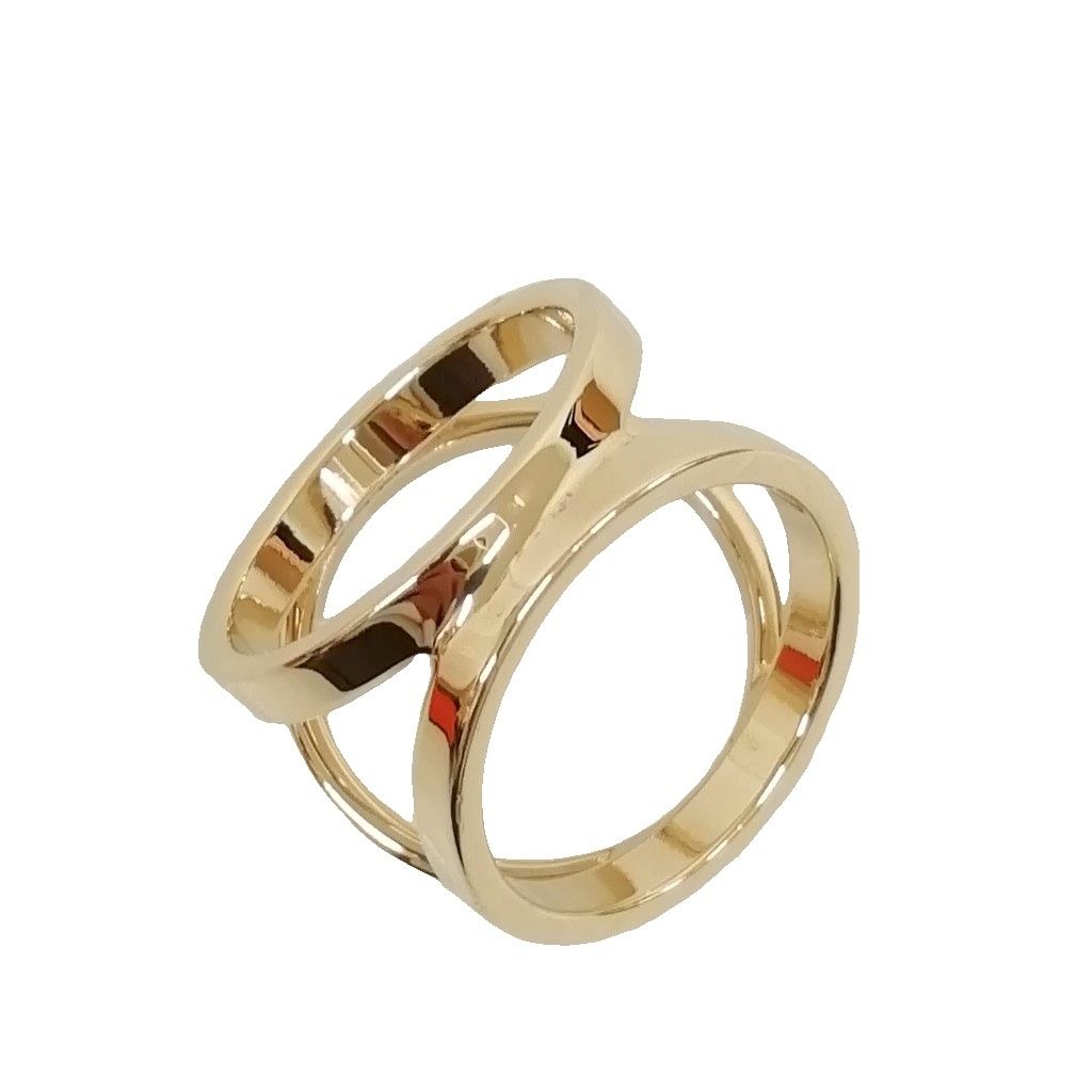 Hermes Trio Scarf Ring Closure Gold Colored — view 5