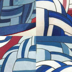 Hermes Carrick Bend Carre H Silk Large Scarf Navy — view 4
