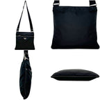 Prada Shoulder Bag Tessuto 134 Nylon Nero Black — view 2