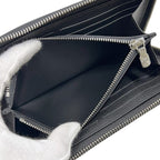 Louis Vuitton Zip Around Wallet Zippy Horizontal Taiga Leather Noir Black — view 4