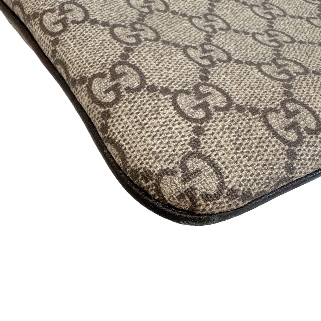 Gucci GG Canvas Shoulder Bag Brown — view 2