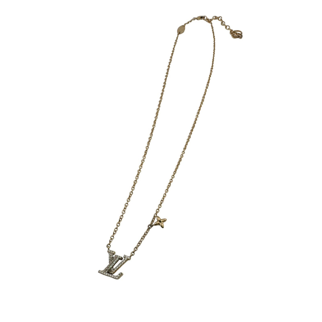 Louis Vuitton Collier LV Iconic Necklace Rhinestone Gold