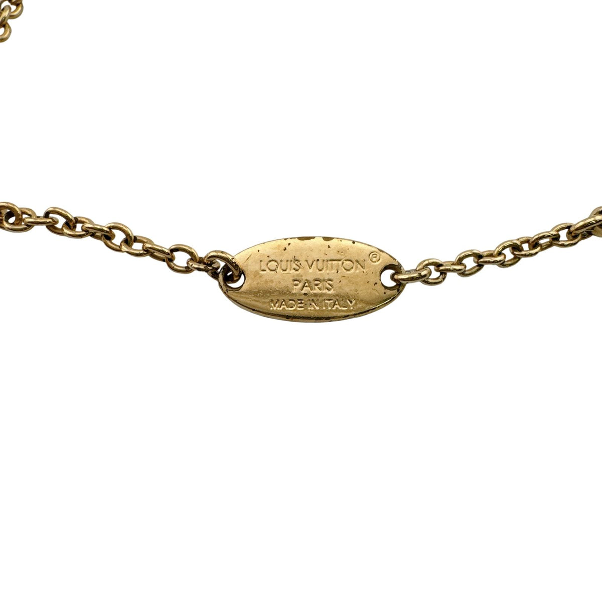 Louis Vuitton Collier LV Iconic Necklace Rhinestone Gold — view 6