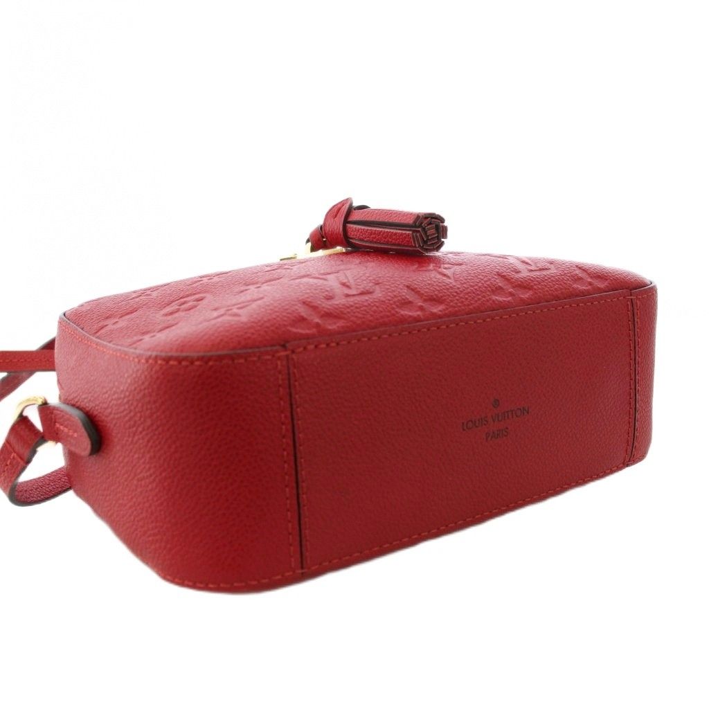 Louis Vuitton Monogram Empreinte Saintonge Shoulder Bag Scarlet — view 4