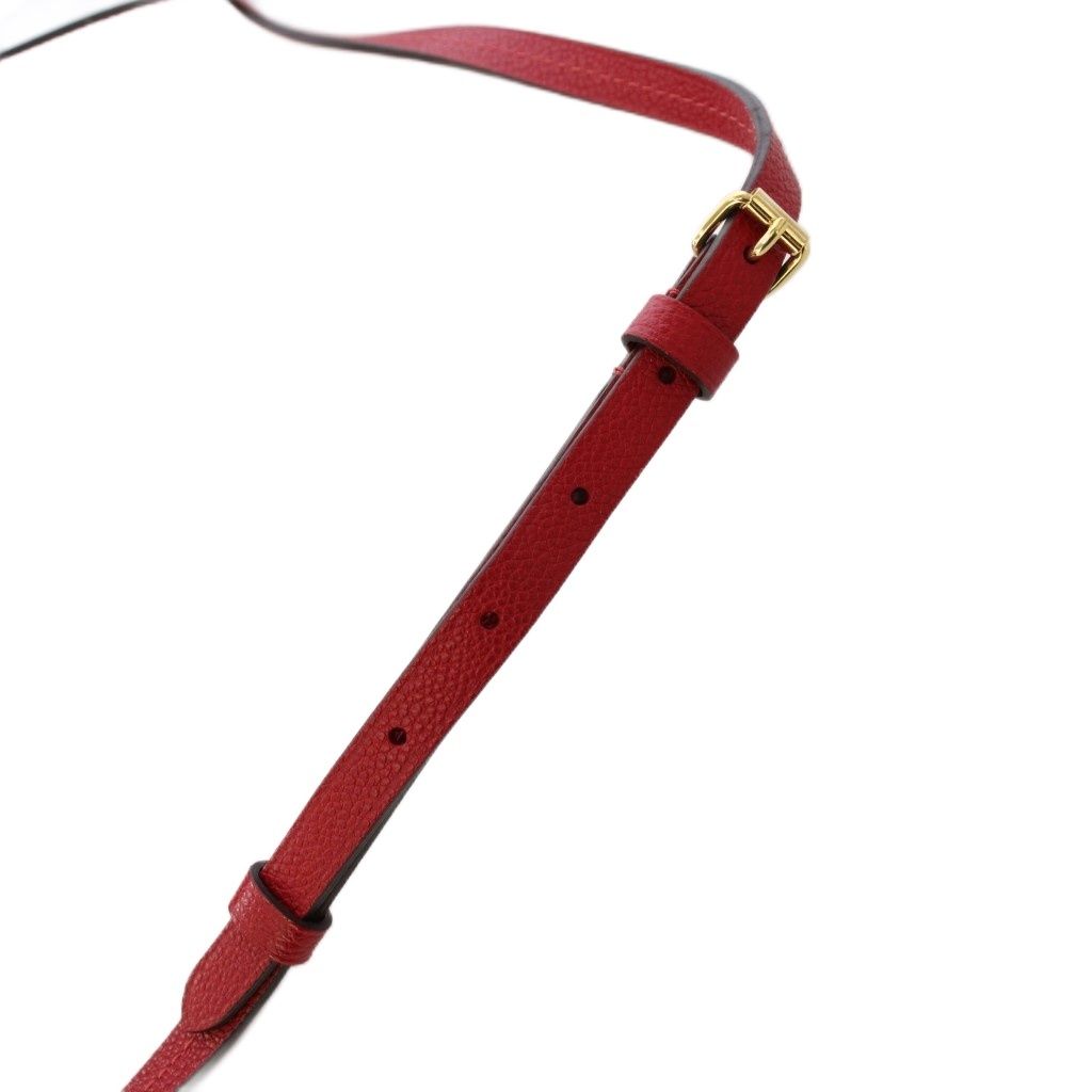 Louis Vuitton Monogram Empreinte Saintonge Shoulder Bag Scarlet — view 7